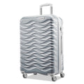 American Tourister Pirouette NXT Hardside Large Checked Luggage with Spinner Wheels Ultramarine